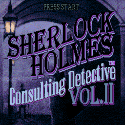 Sherlock Holmes - Consulting Detective Vol. II (U) Title Screen